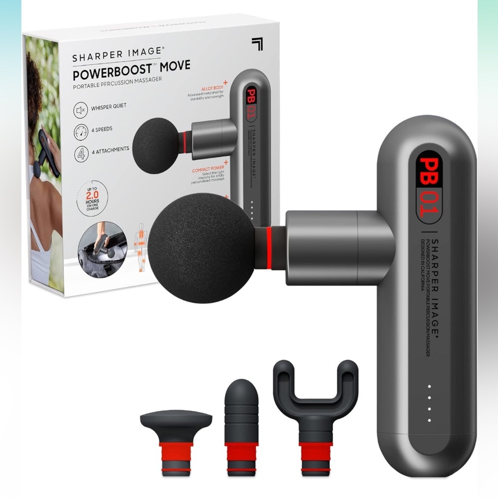 Sharper Image Powerboost Move Portable Percussion Massager